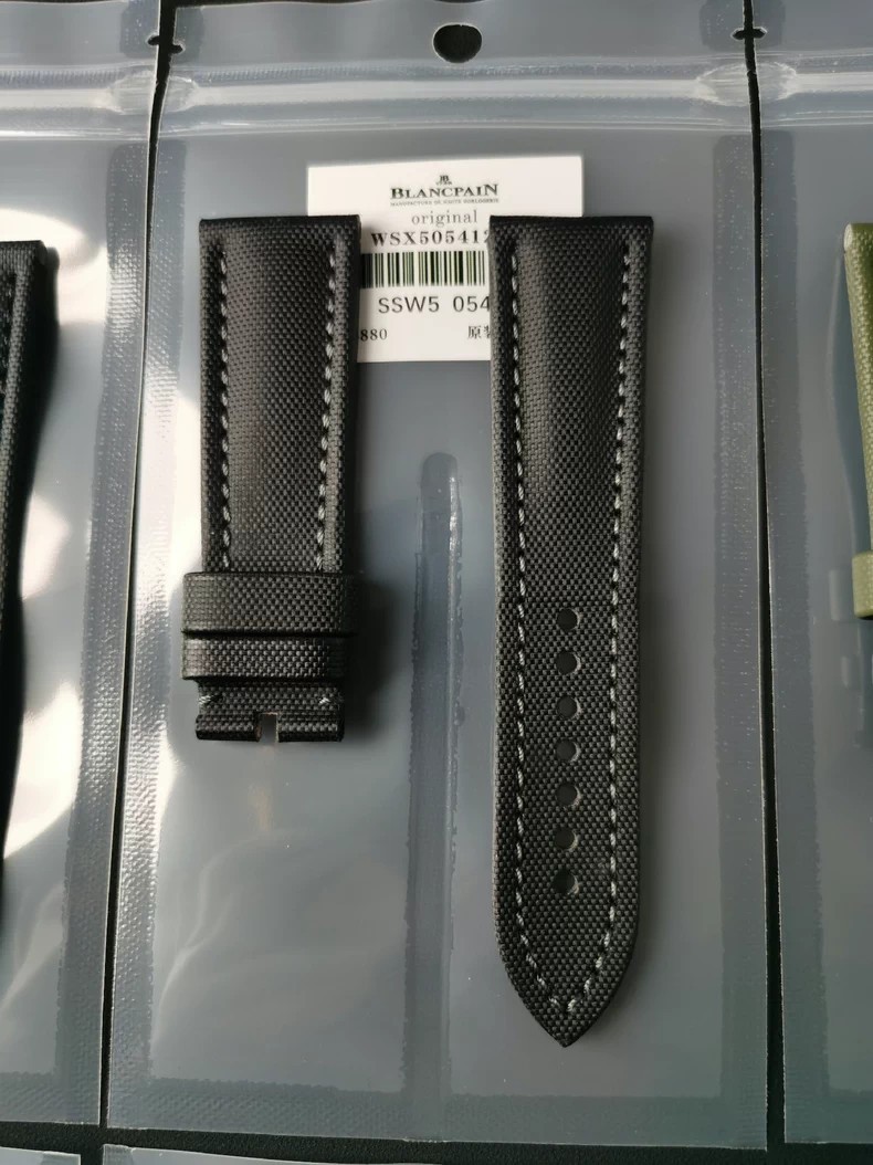 Blancpain 5000 5200 5054 5052 5015 5025 5050 Original Nylon Canvas Watch Strap