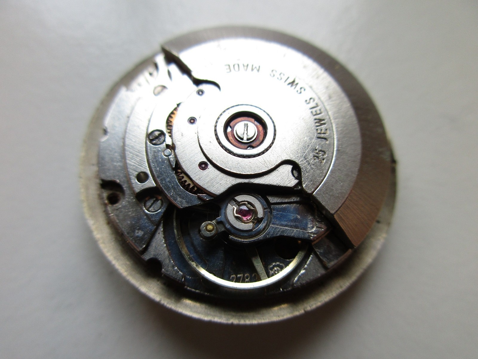ETA cal. 2783 Swiss watch movement – ….. dial – date at 3 – running