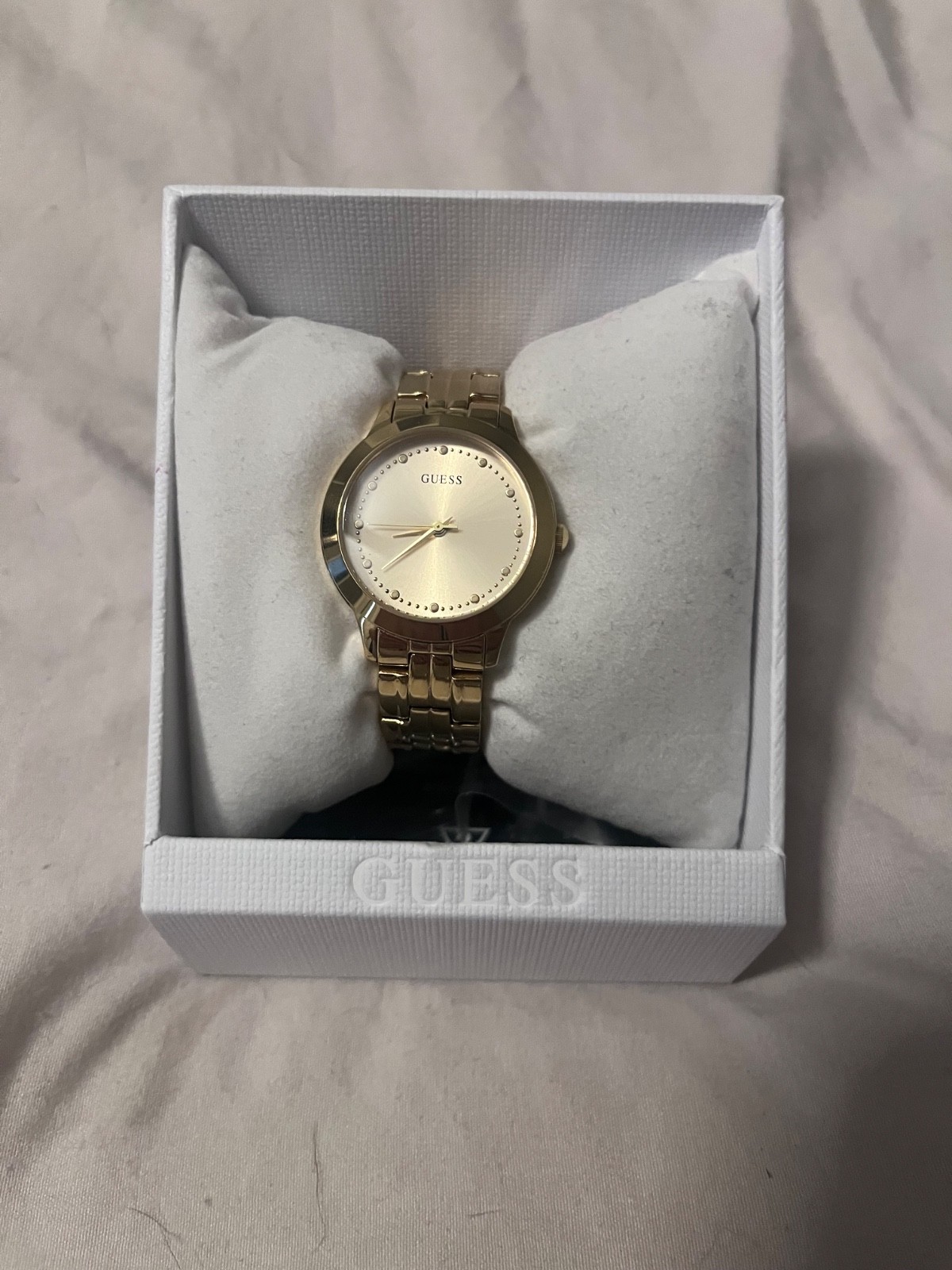 Women’s Goldtone Stainless Steel 30mm Guess Watch