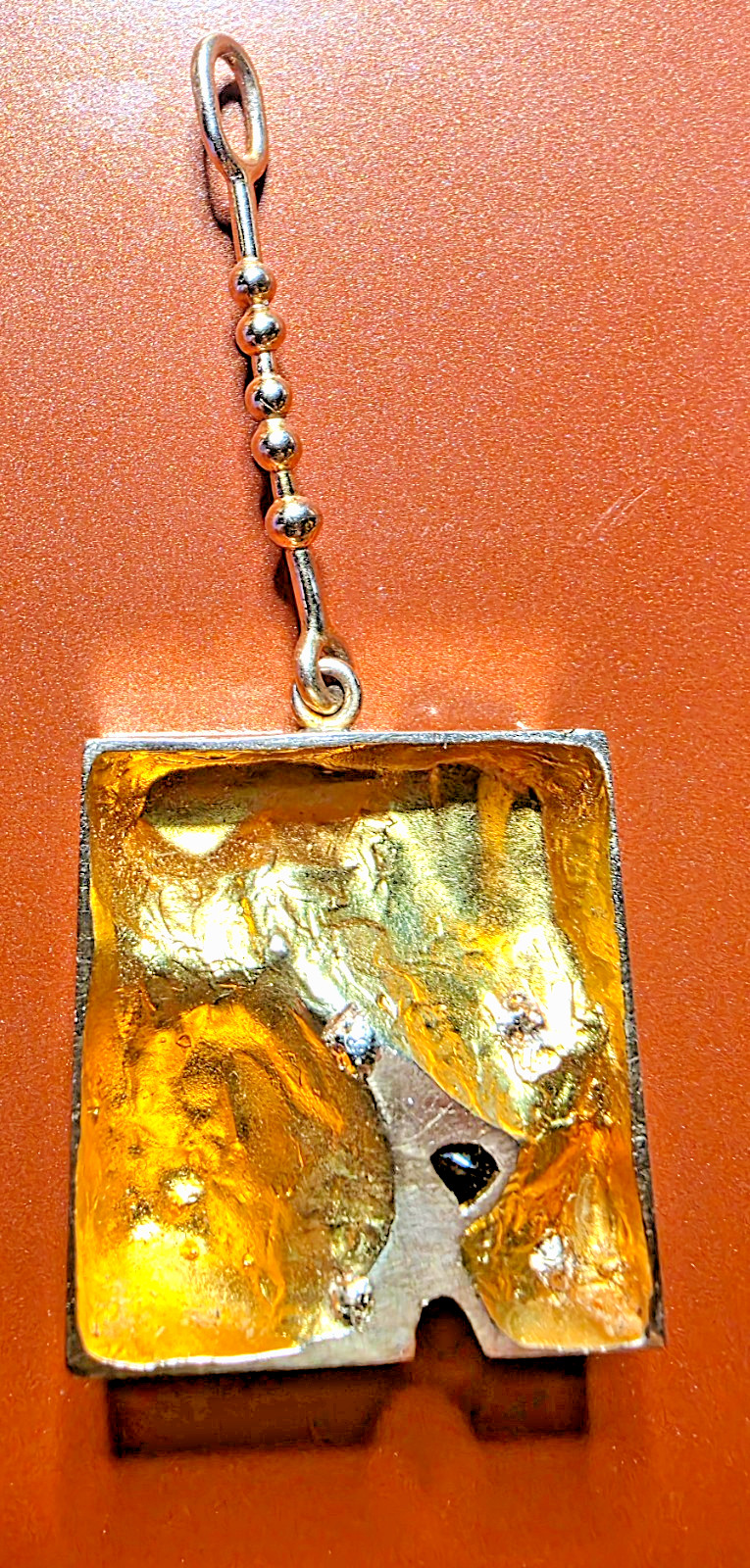 Handmade in Finland, 14Kt Y/G Tour. Dia. Pendant, 16+ Ct Tour. 6mm Dia. 48.6Grms