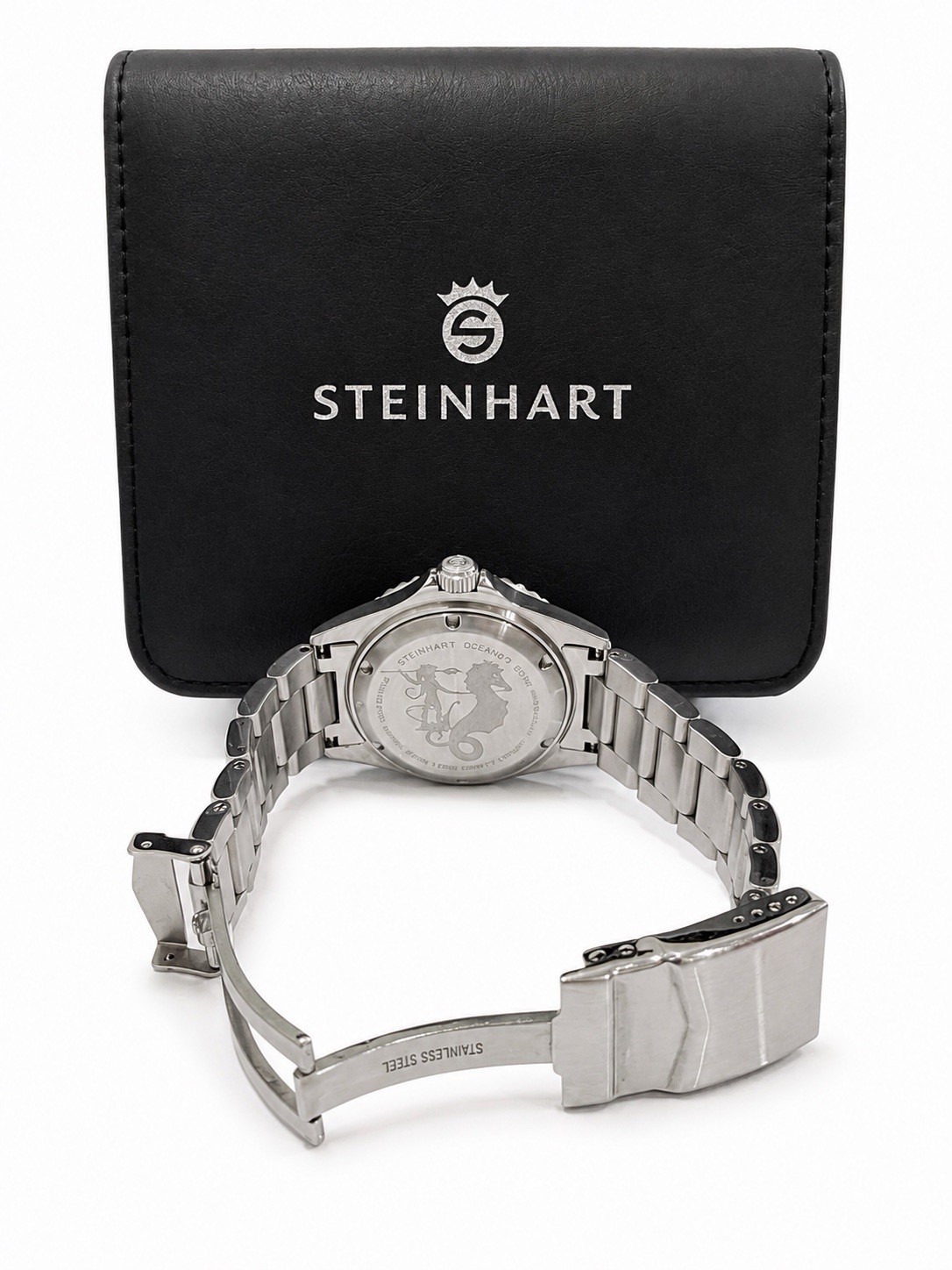 STEINHART OCEAN ONE 39MM Diver 300m Black DIal Automatic Fullset Watch Men