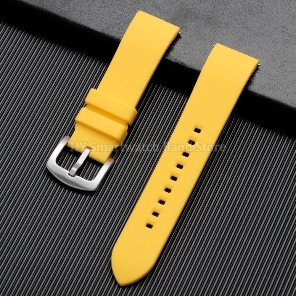 Universal Silicone Watch Strap 18-24mm Quick Release Rubber Sport Band