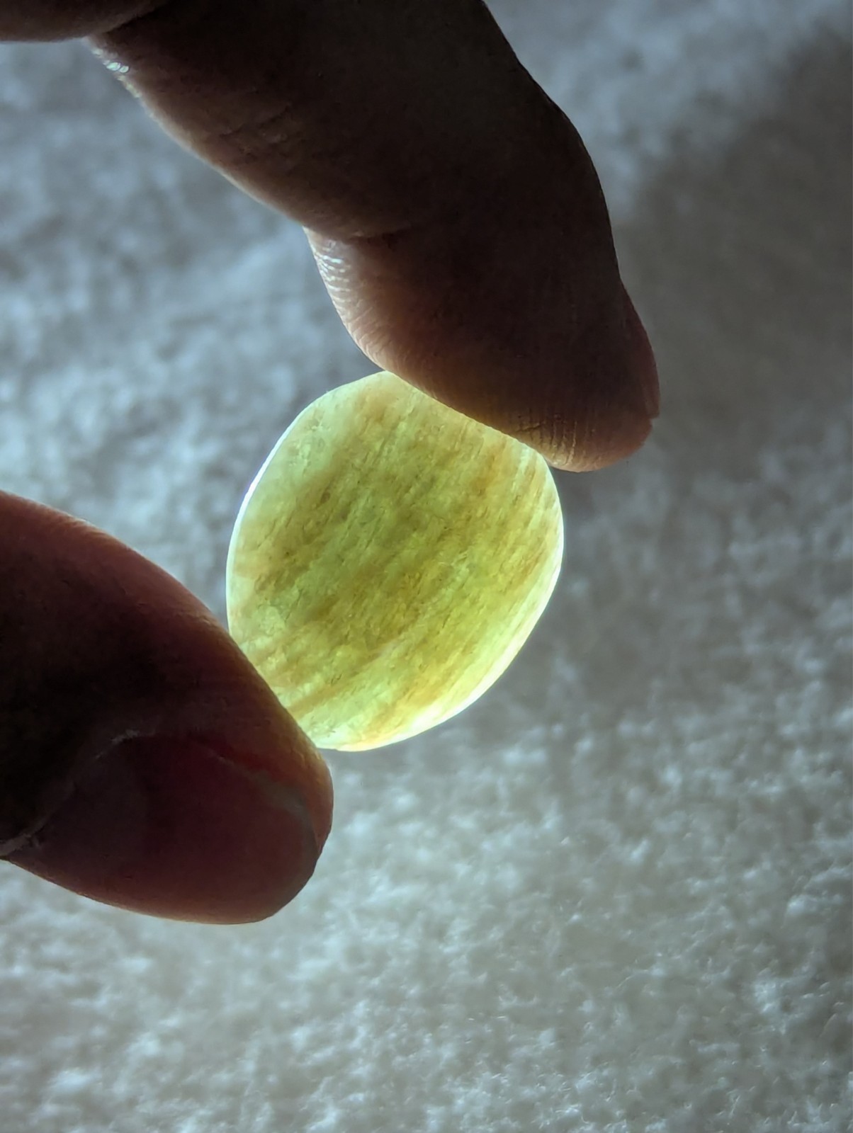 2 Amazonite Orthoclase Cabochon Gemstones 22.4 carat (4.49g) Exsolution Lamellae