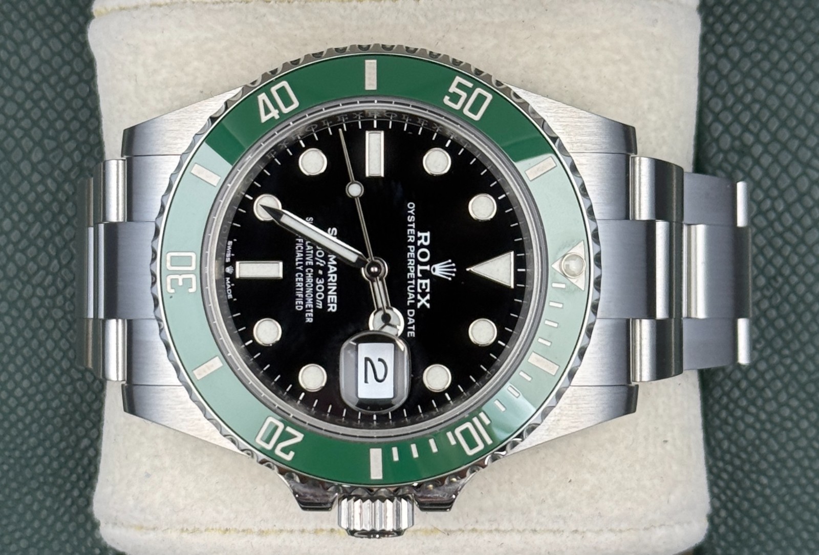 Rolex CPO Submariner “Starbucks” 126610LV Black Dial 41MM Men’s Watch
