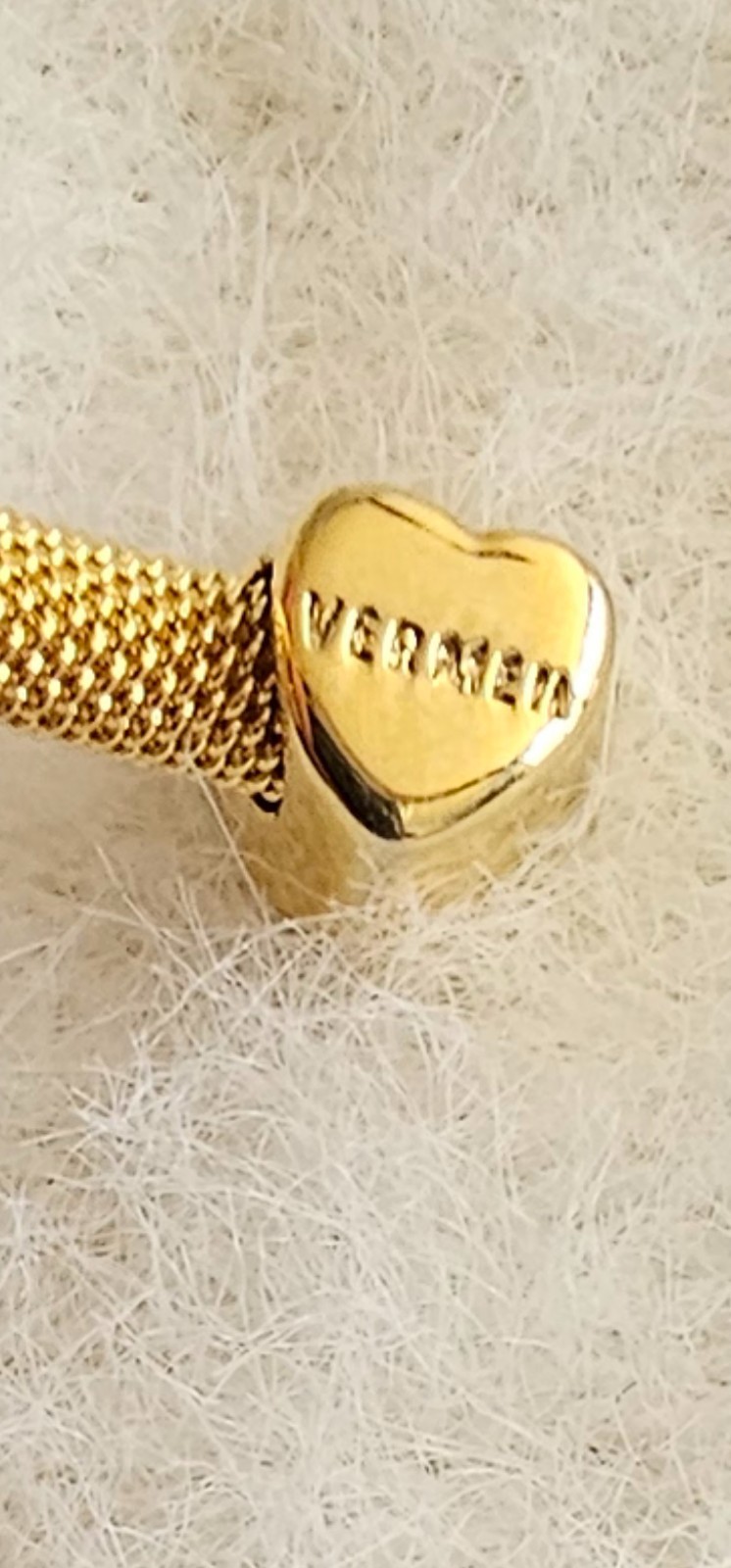 🧡💛💫TOUS MESH HEART AND BEAR BRACELET S925 VERMEIL