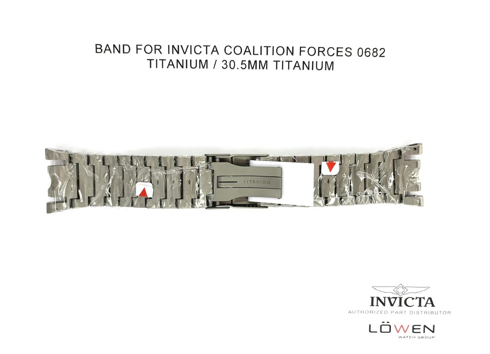 Authentic Invicta Coalition Forces 0682 Titanium 30.5mm Watch Band