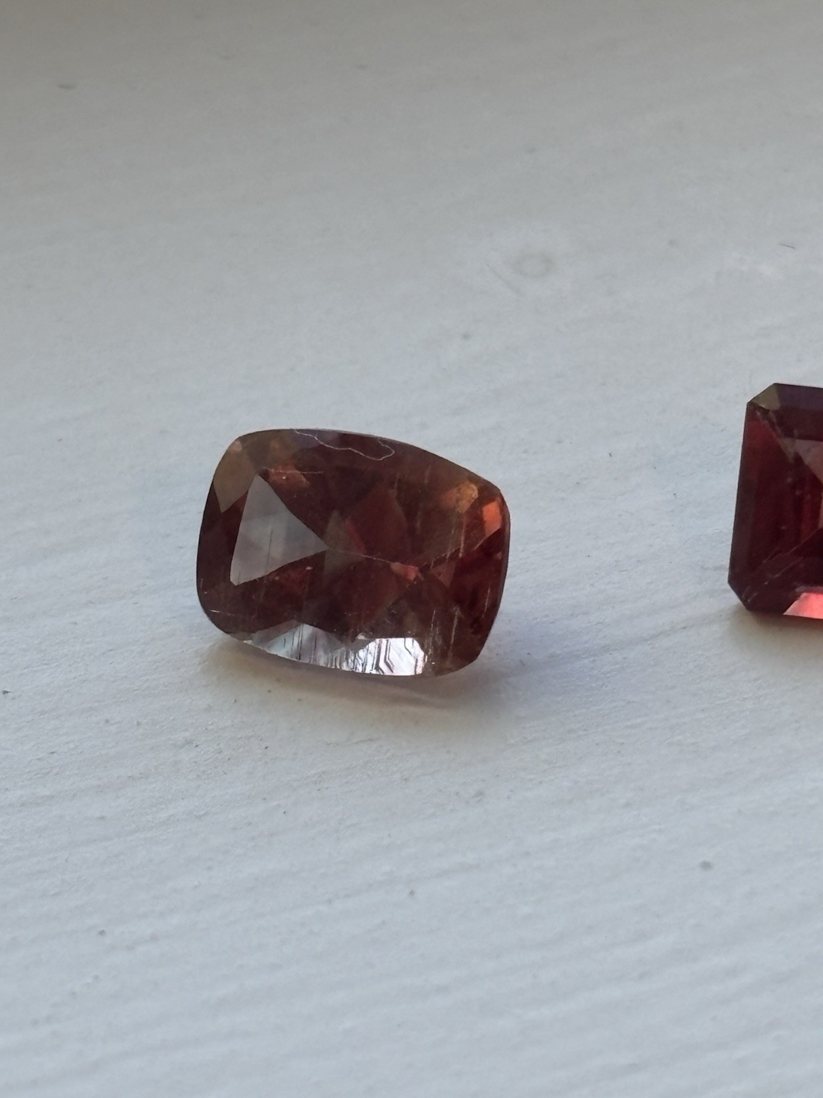 Natural Bolivian Bi-Color Ametrine – 3 Stone Parcel Mixed Cuts Loose Gemstone