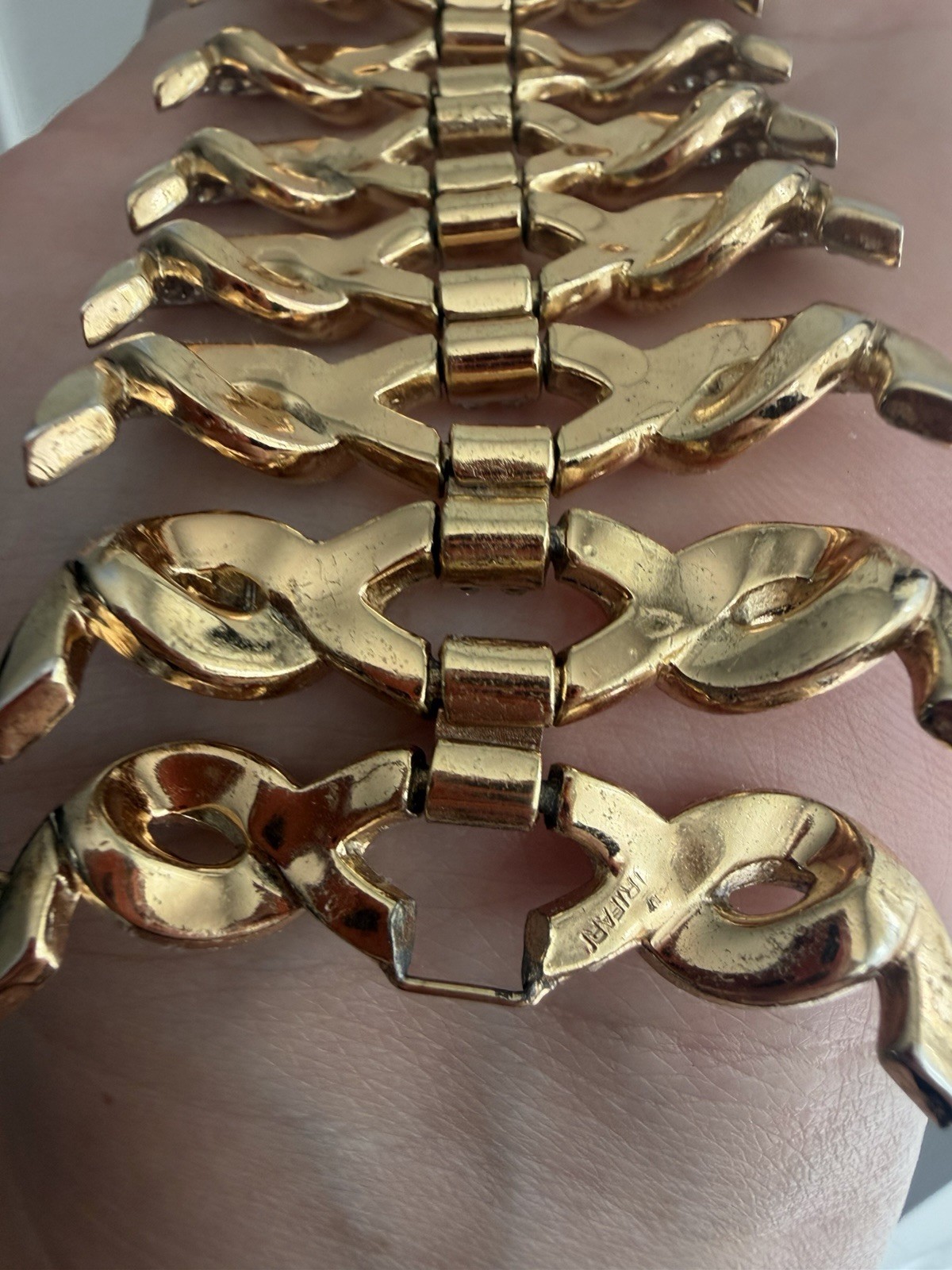Trifari Married Set Brooch And Bracelet By Alfred Phillipe