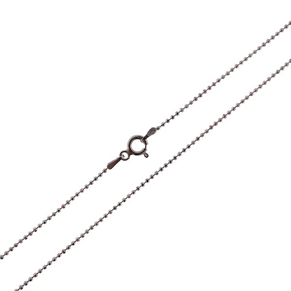 925 Silver Balls Chain Necklace Chain Balls Balls Men Women Various Sizes