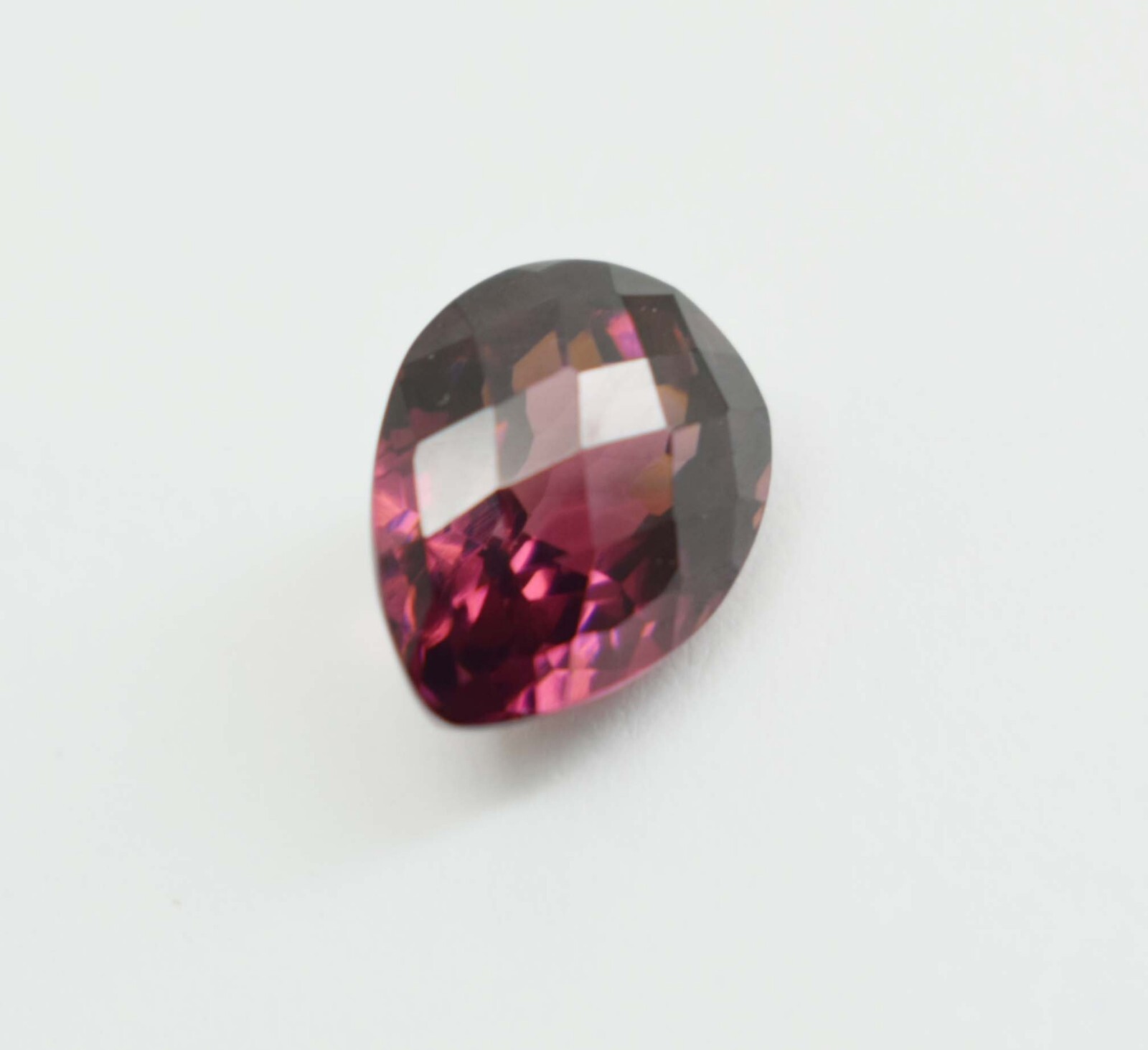 11.15 Ct Beautiful Vibrant Natural Hessonite Red❤ Garnet Gemstone Rare Pear Cut