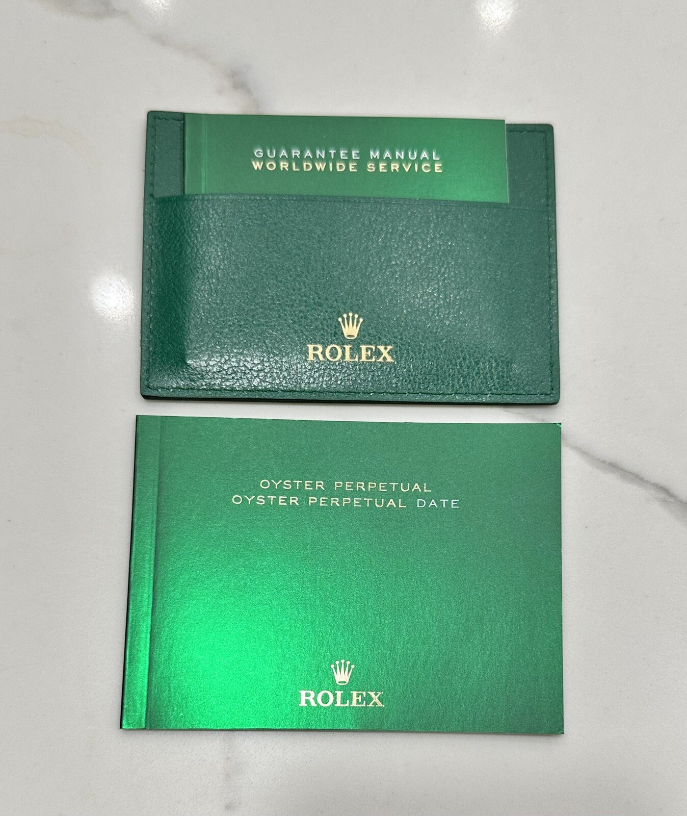OEM New Style Rolex Oyster Perpetual Booklet + Card Holder 124300 126000 114300