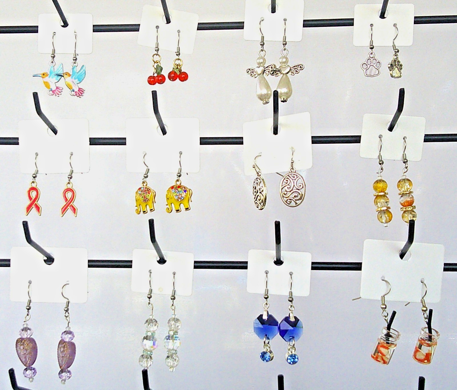 dangle earrings lot of 12 free shipping