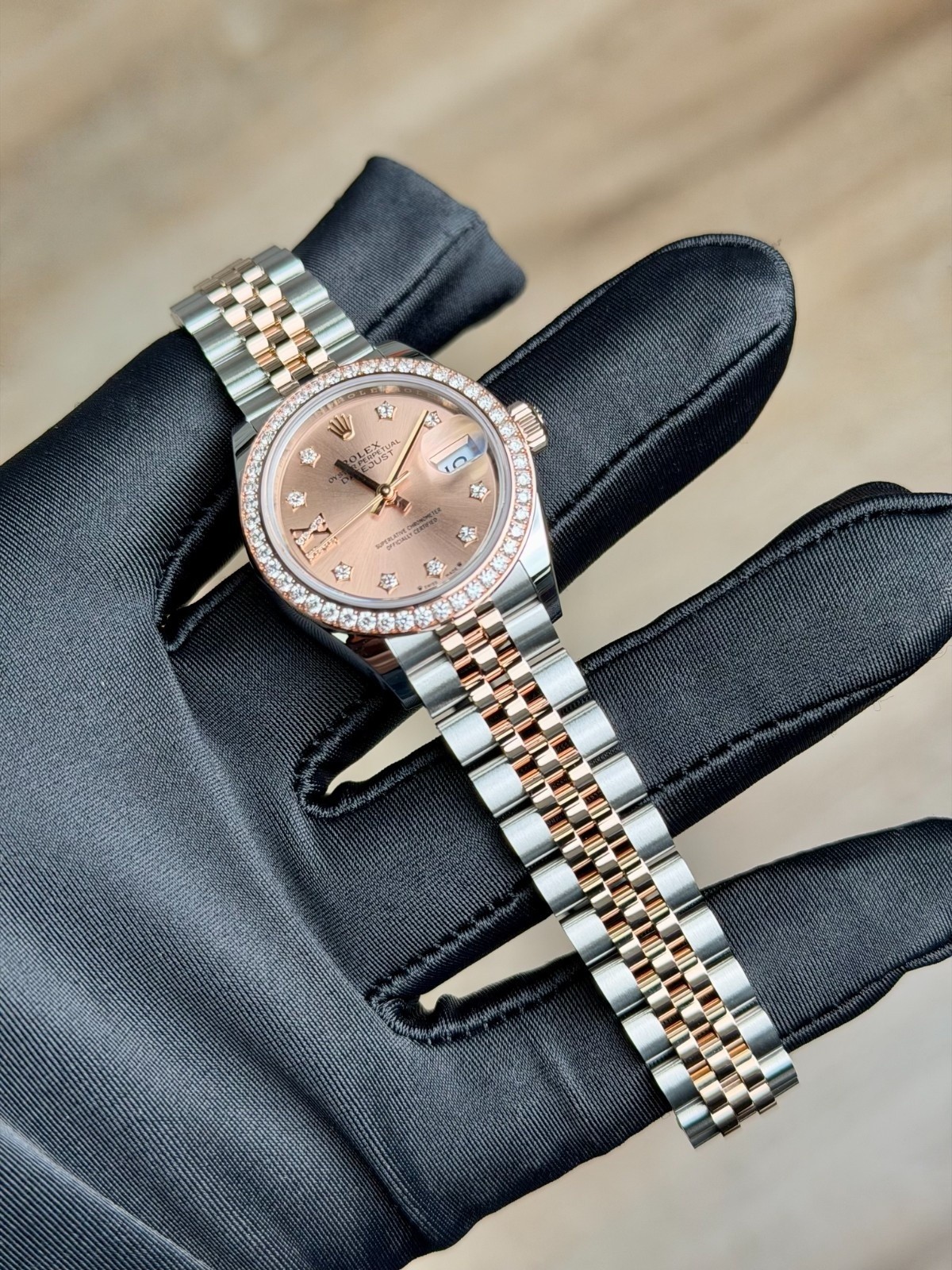Rolex Datejust 28 Rose Diamond Star IX Jubilee 2026 Unworn 279381RBR
