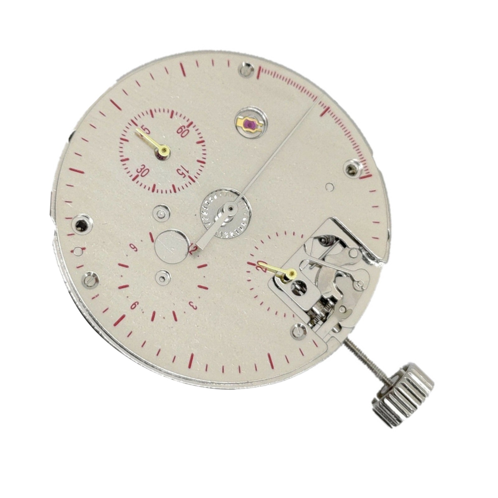 For Seagull ST1901 TY2901 Mechanical Chronograph 3 Eyes Hand-winding Movement