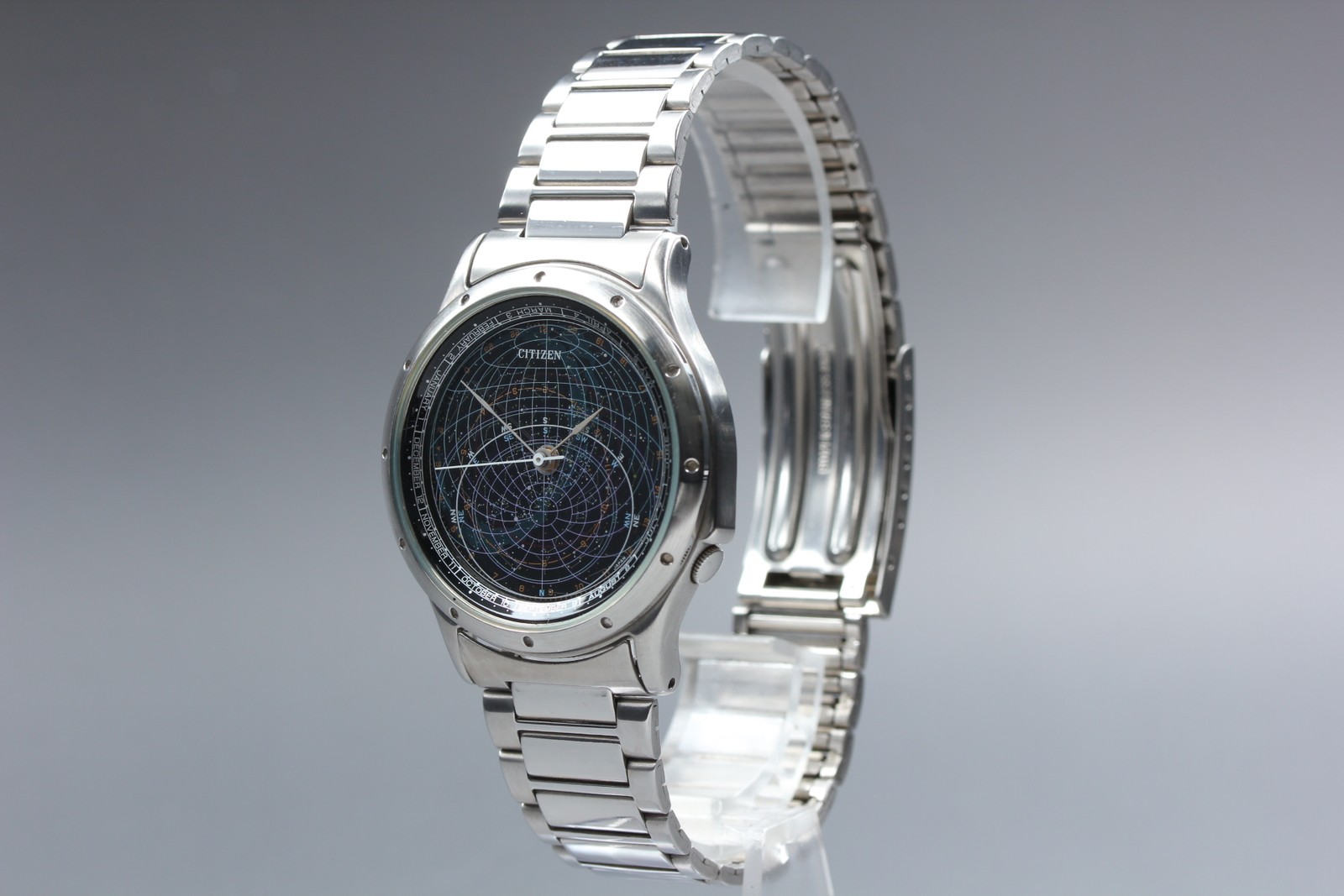 *Near MINT* Vintage 1989 CITIZEN Cosmo Sign 4380-432592Y 38mm Men’s Qz Watch JPN