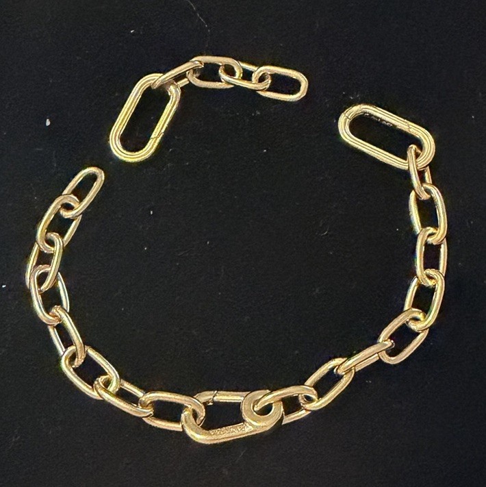 Pandora ME Medium-Link Chain Bracelet. 14k Rose Gold Plated.