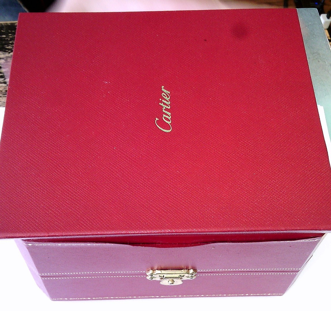 2017 Cartier Calibre de Cartier 42mm. Auto. Leather. FULL SET. NEEDS WORK.