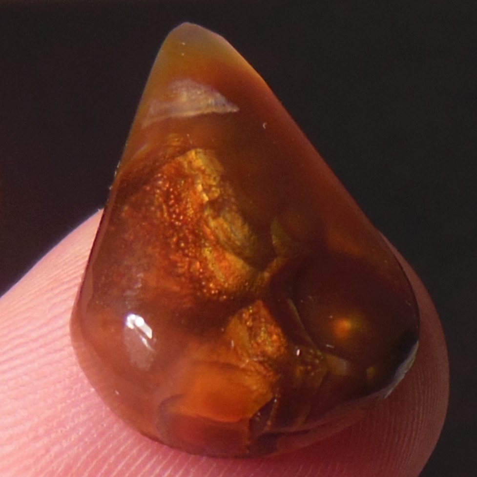 10.00ct Mexican Fire Agate 19.6mm x 14.6mm x 5mm