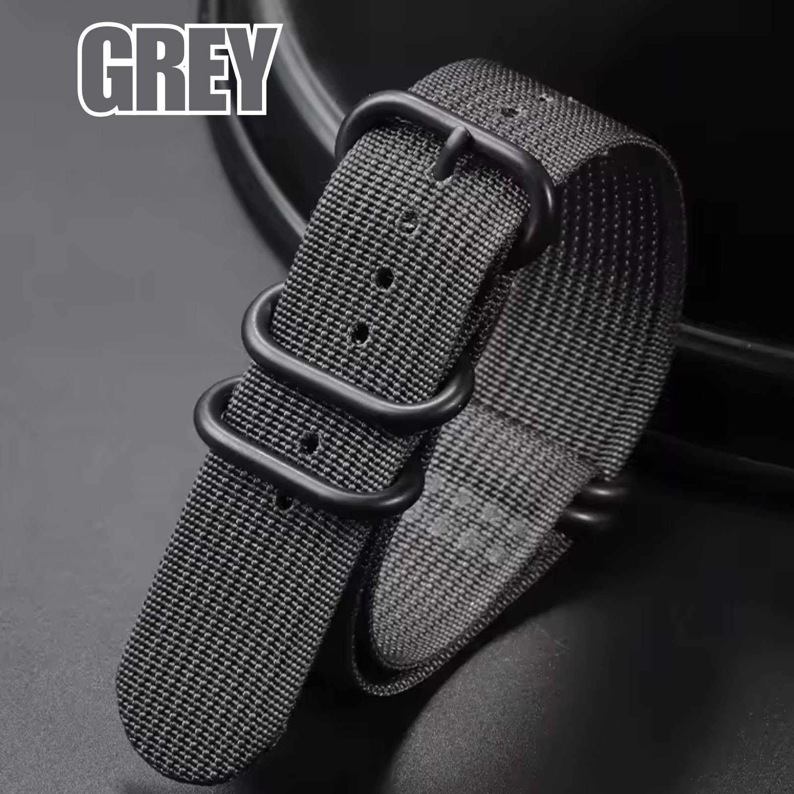 18mm 20mm 22mm 24mm Ballistic Durable Military Nylon Wrist Watch Band Strap New