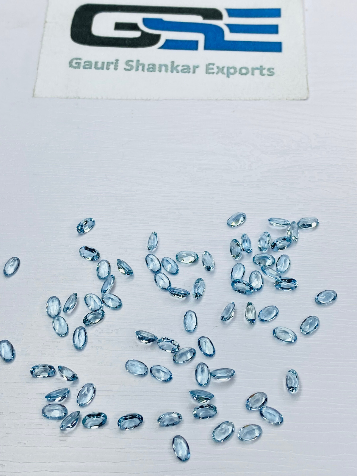 Aquamarine Faceted Oval Cut Loose Gemstone 4×3 mm To 8×6 mm Natural DG