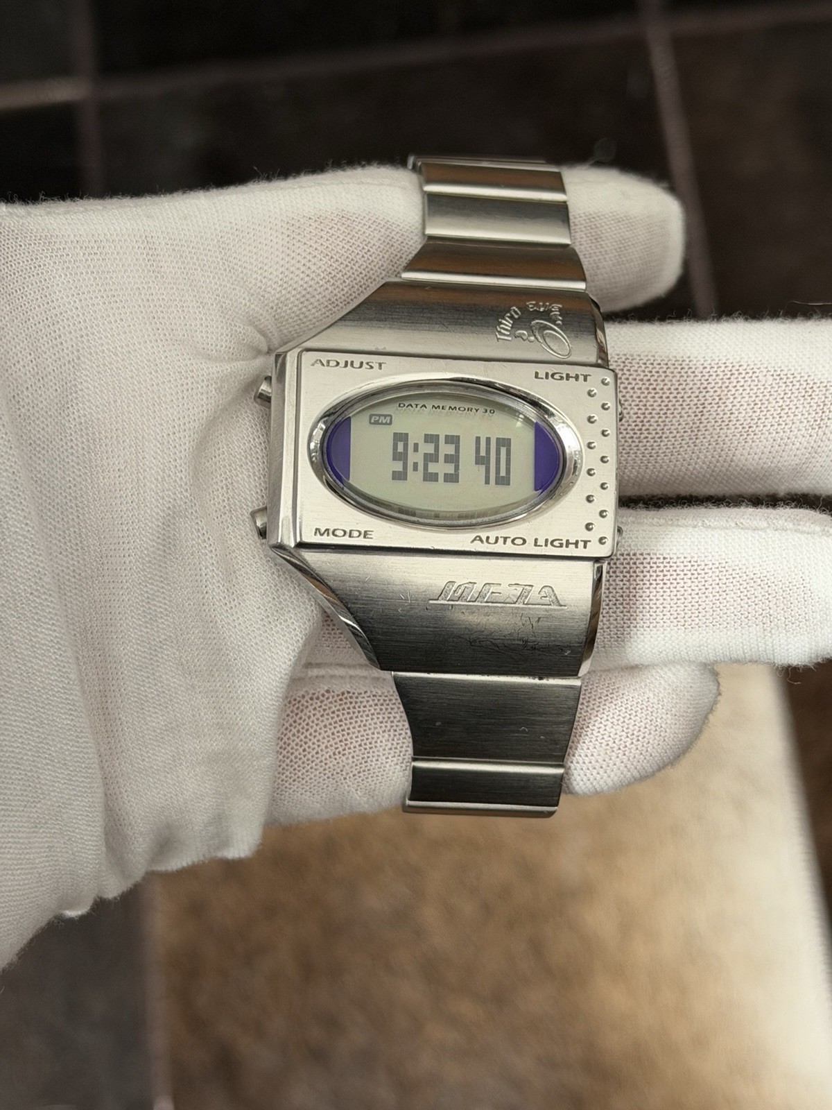 Rare Vintage Casio Meta Third Eye ME-100 Men’s Digital Sports Watch JDM 1990s