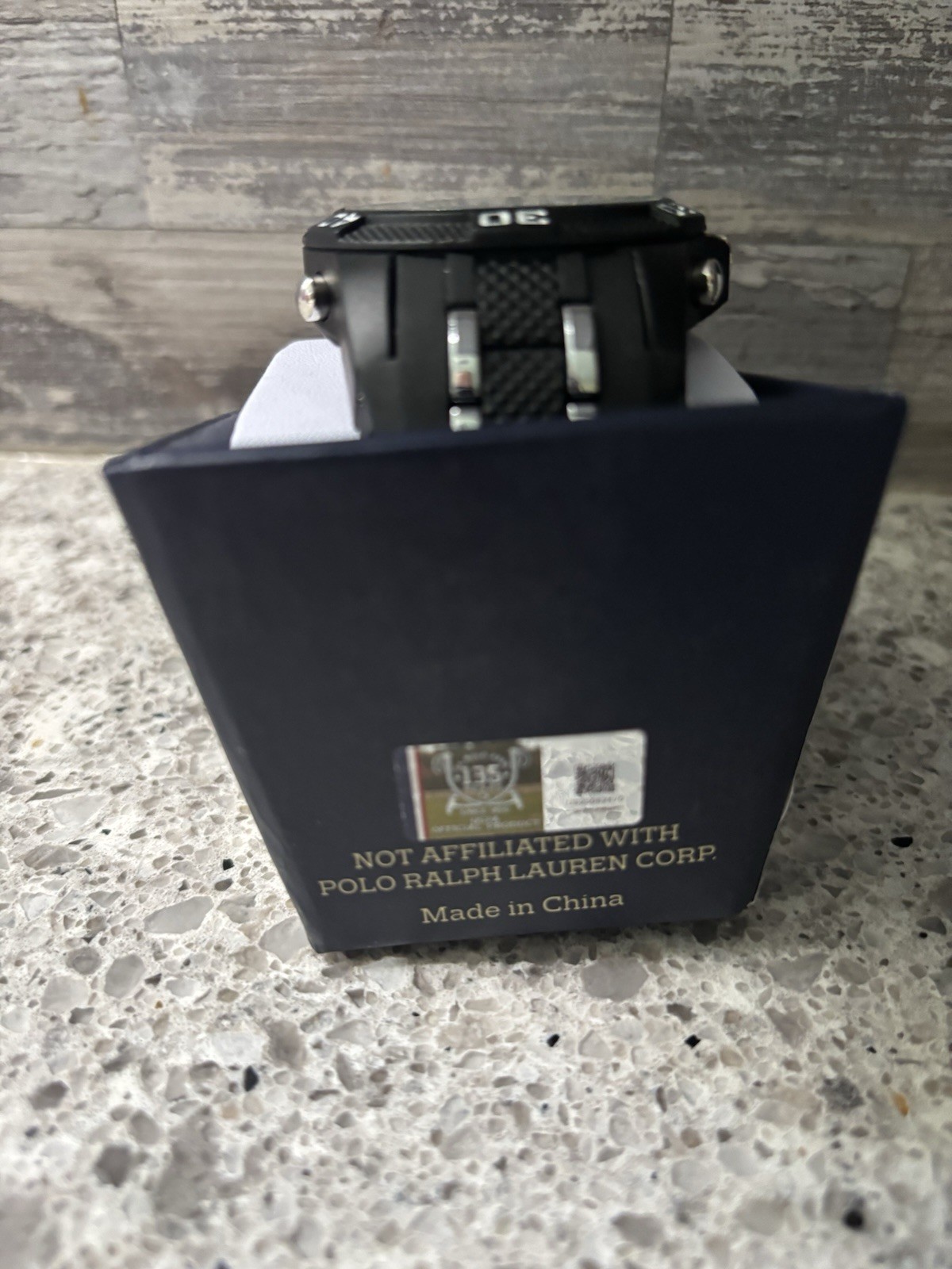 U.S. Polo Assn. Men’s Sport Watch Analog-Digital Black Rubber Strap US9724WM