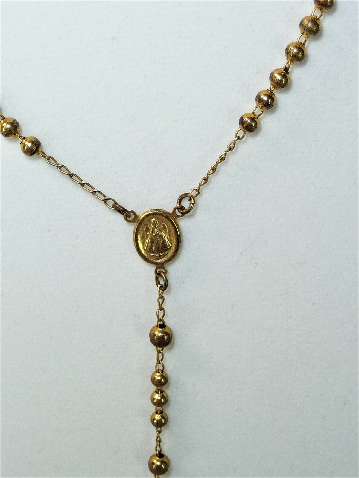 Milanus Rosary Christian Cross Ornate Embellished Faith Necklace