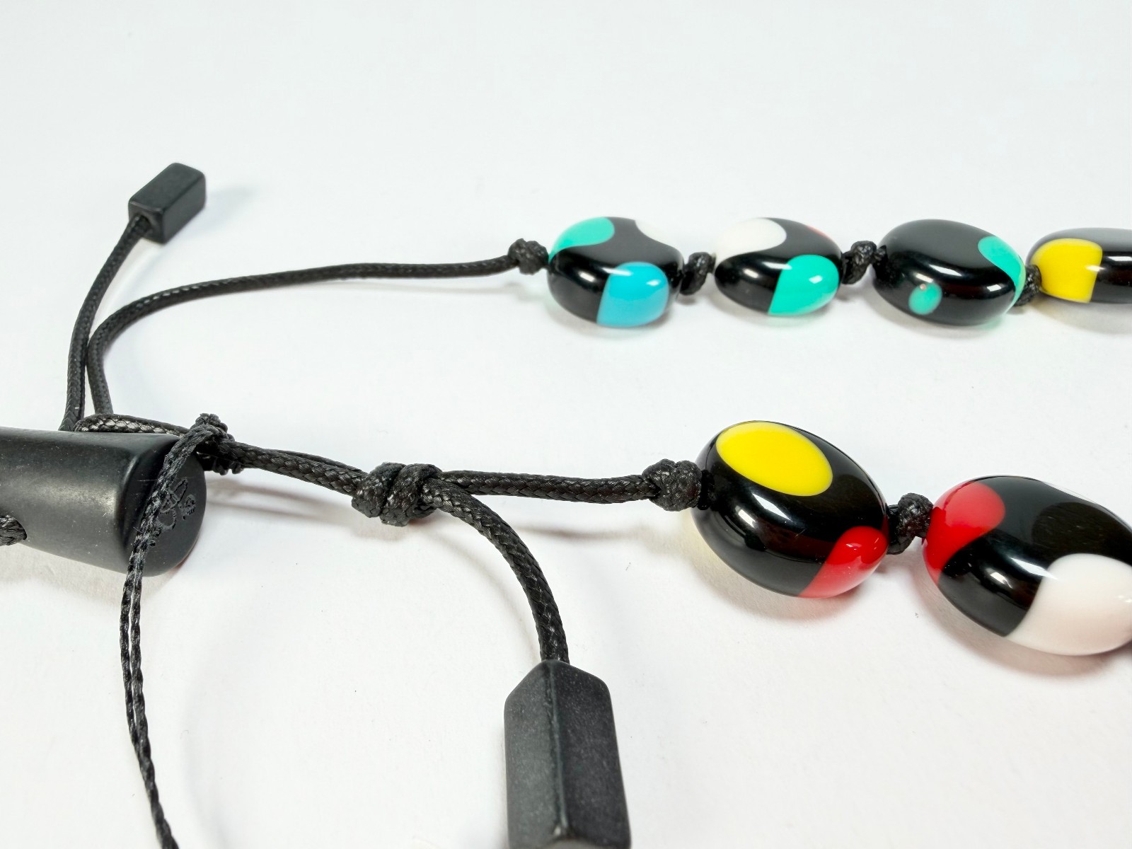 Sobral – Dots “Yoi” Multi coloured Dots Resin Necklace ( 005358 )