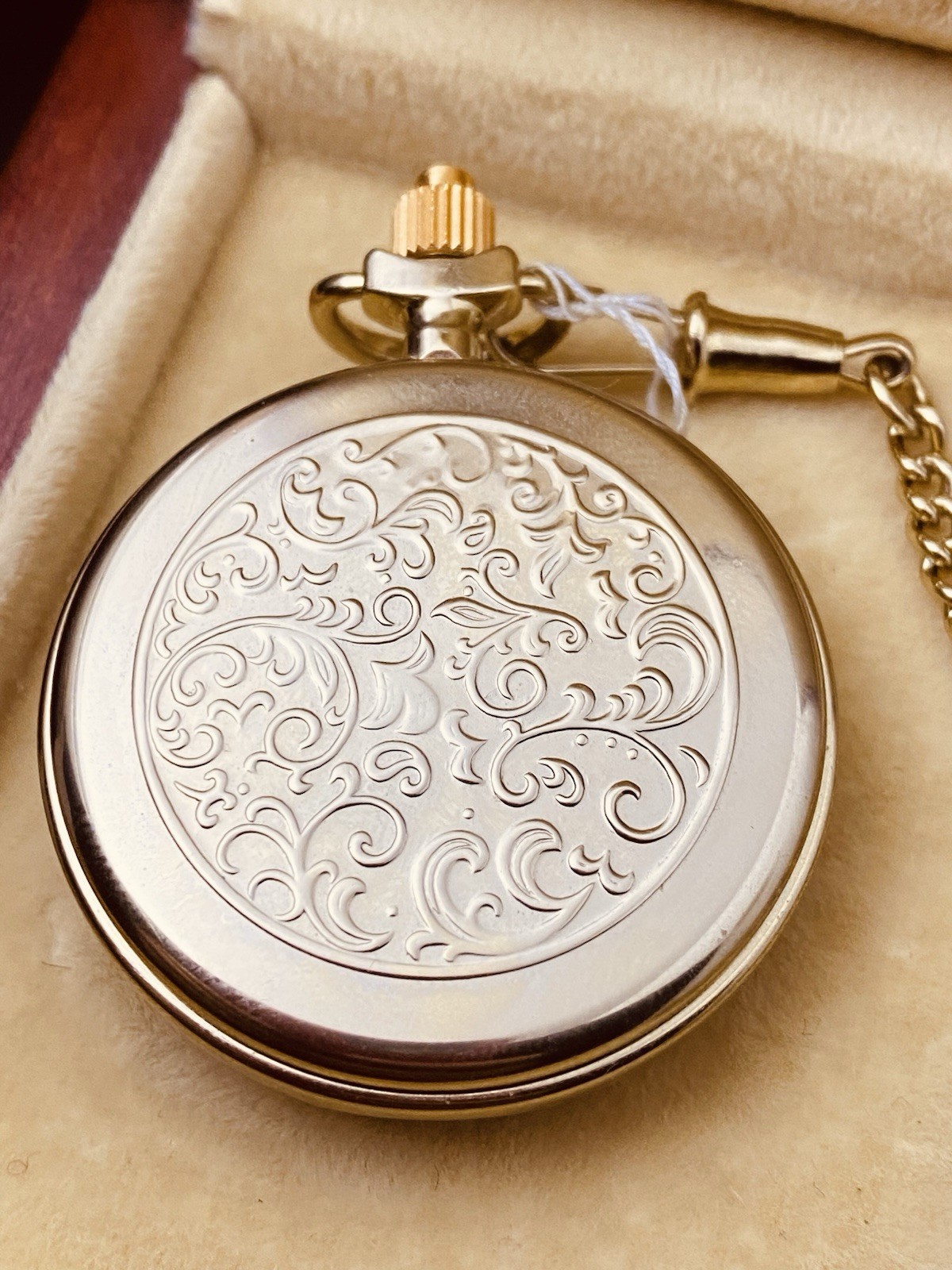 Chaika russian soviet vintage quartz pocket watch with Documents #8938