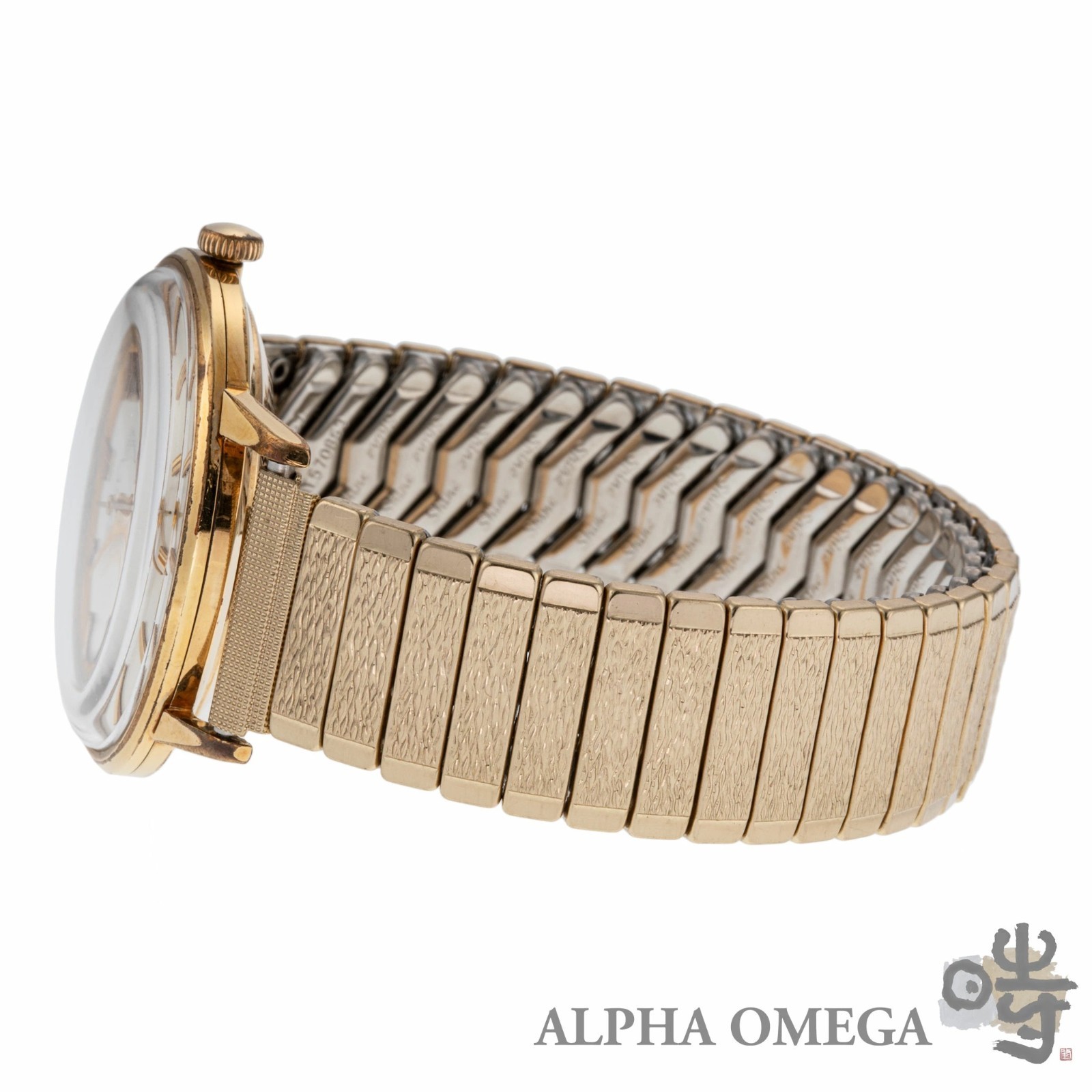 Seiko Crown J15003 ED Dial Vintage Manual Wind Gold Plated Mens Watch