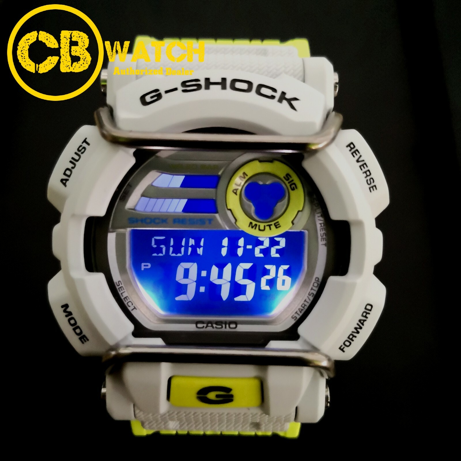 G-Shock Face Protector Street Sport Dial Men’s Casio Watch GD-400DN-8 RARE