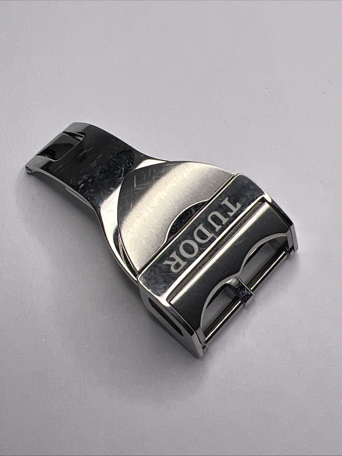Tudor 18mm Satin Brushed & Polished Steel Deployant Deployment Clasp Genuine OEM