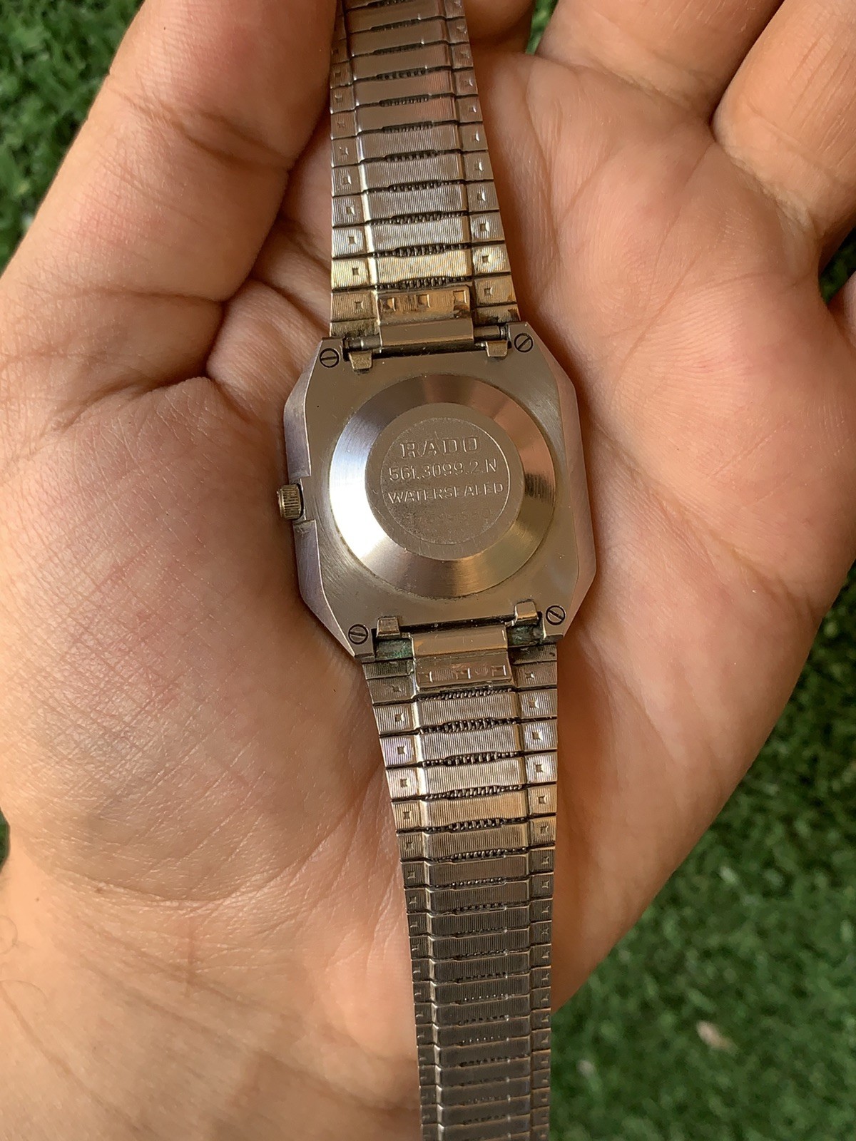 Vintage Rado Automatic Gold-Tone Watch 32mm x 35mm Classic Rectangular Original