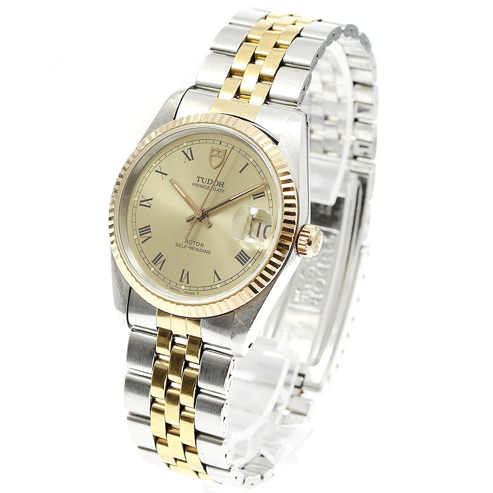 TUDOR 74033 Prince Date YG Bezel Automatic Men’s JDM Watch