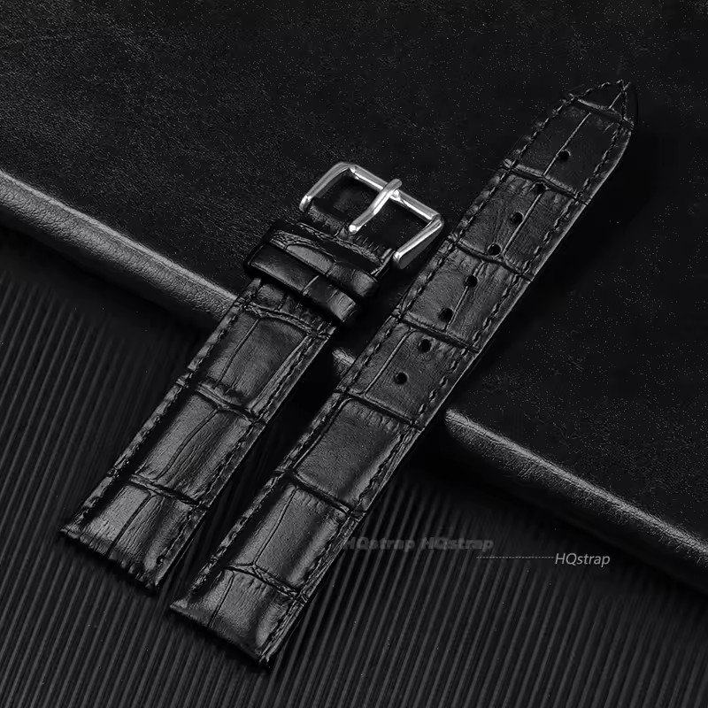 Genuine Leather Mens Watch Strap Band Brown Black 12mm 14mm 16mm 18mm 20mm 22mm