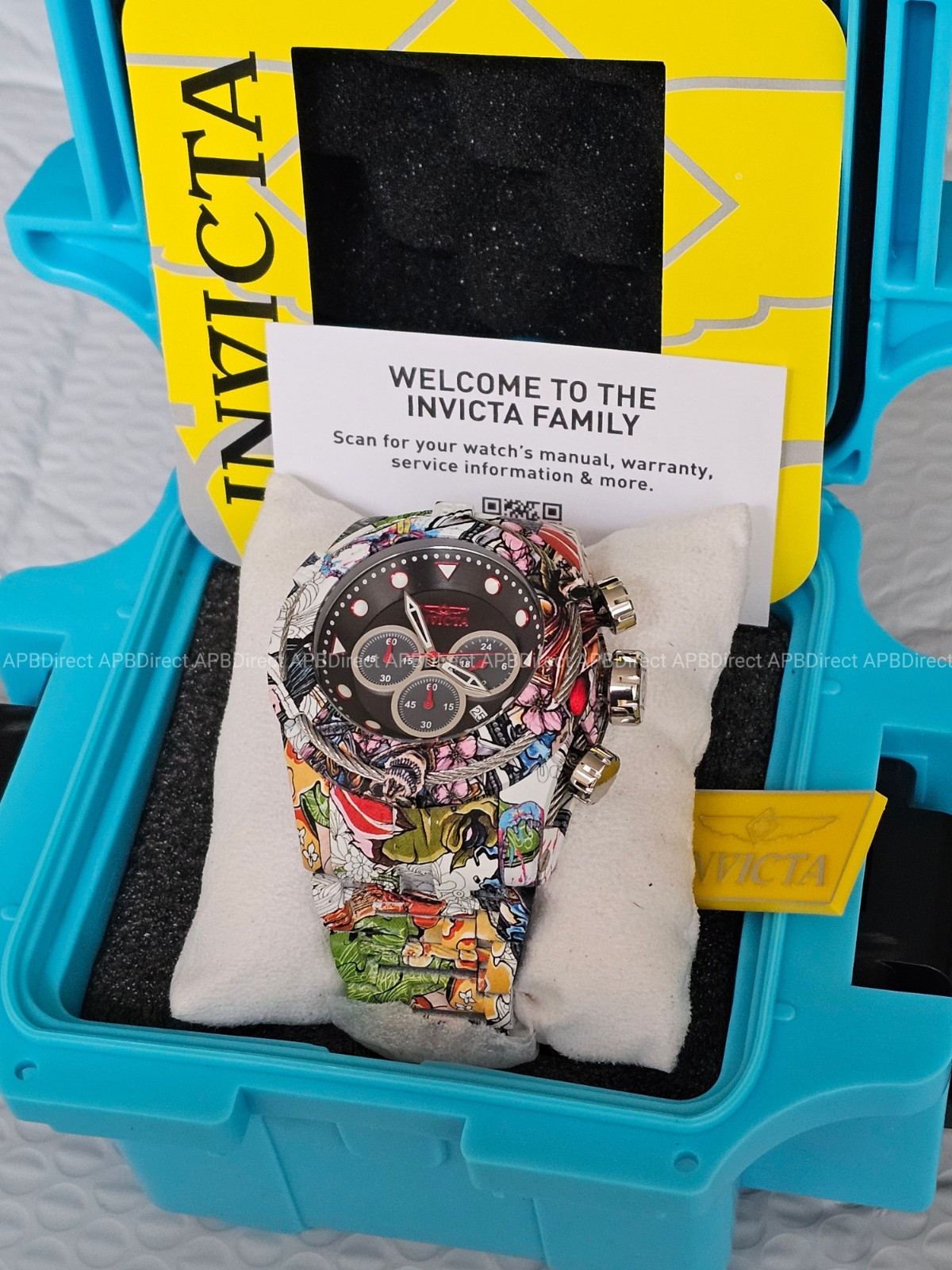 Invicta – Bolt ZEUS – HYDROPLATED – Aqua Plated Chronograph – 53mm mens watch