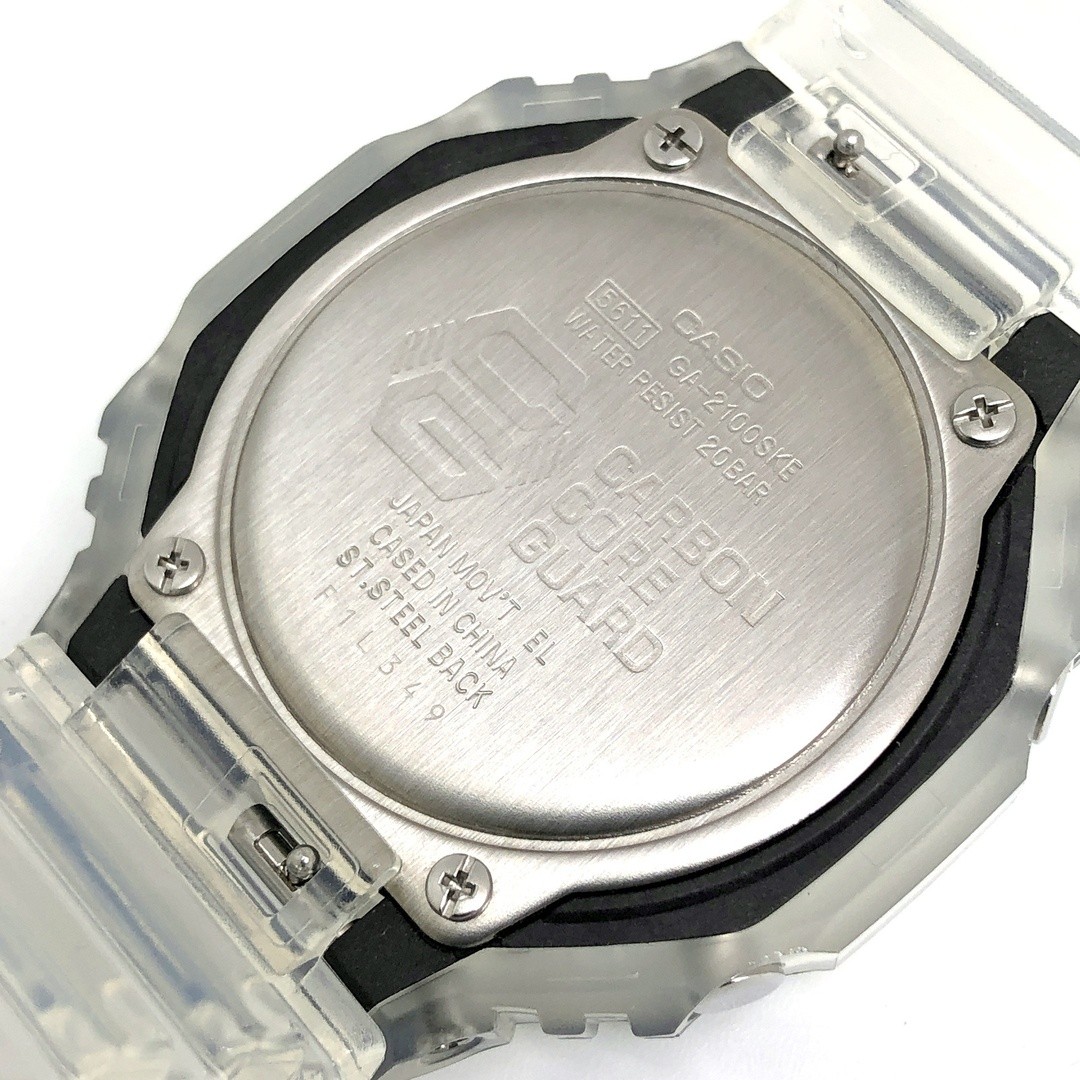 G SHOCK GA 2100SKE 7A Skeleton Series Skeleton Octagon Case Casioak LED Light Re
