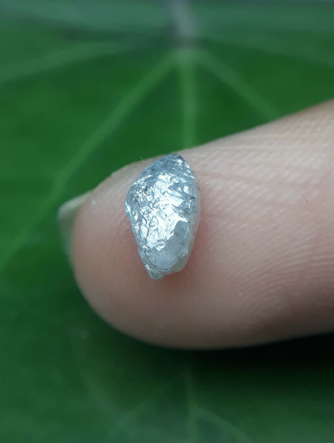 0.84 Ct, Natural Raw Diamond, Uncut Diamond,White Diamond,Rough Diamond,Ring