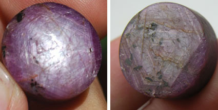Natural Star Ruby Sapphire Cabochon Gemstone 59.20Ct