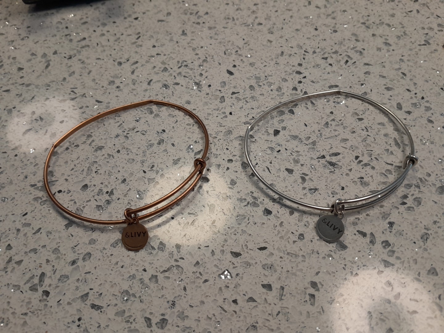 Lot Of 2 – “Let Them” Posy Inspirational Bracelets by &LIVY – P(+)sitive Energy