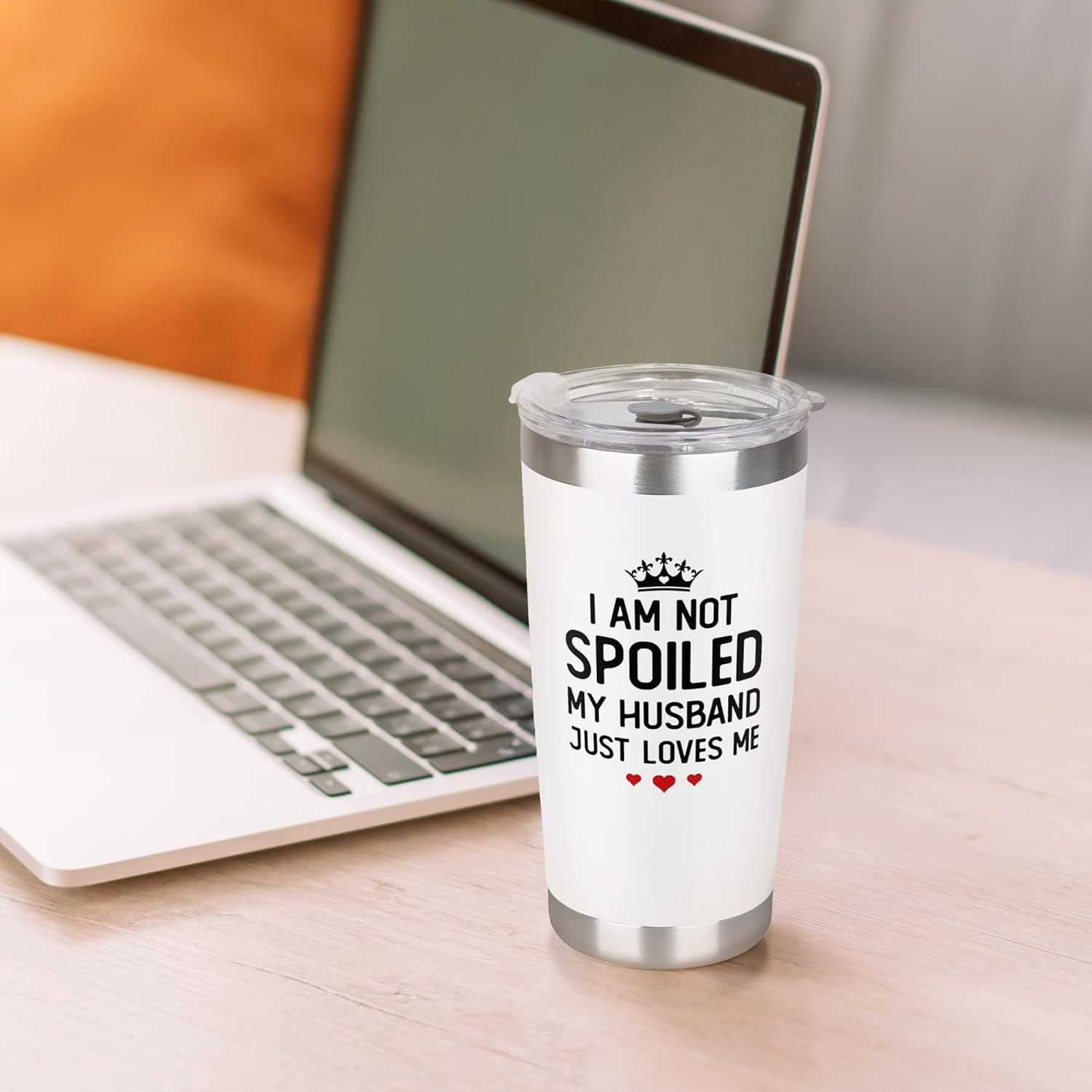 Wife Gift 20 oz Insulated Tumbler Stainless Steel Anniversary Birthday Cup