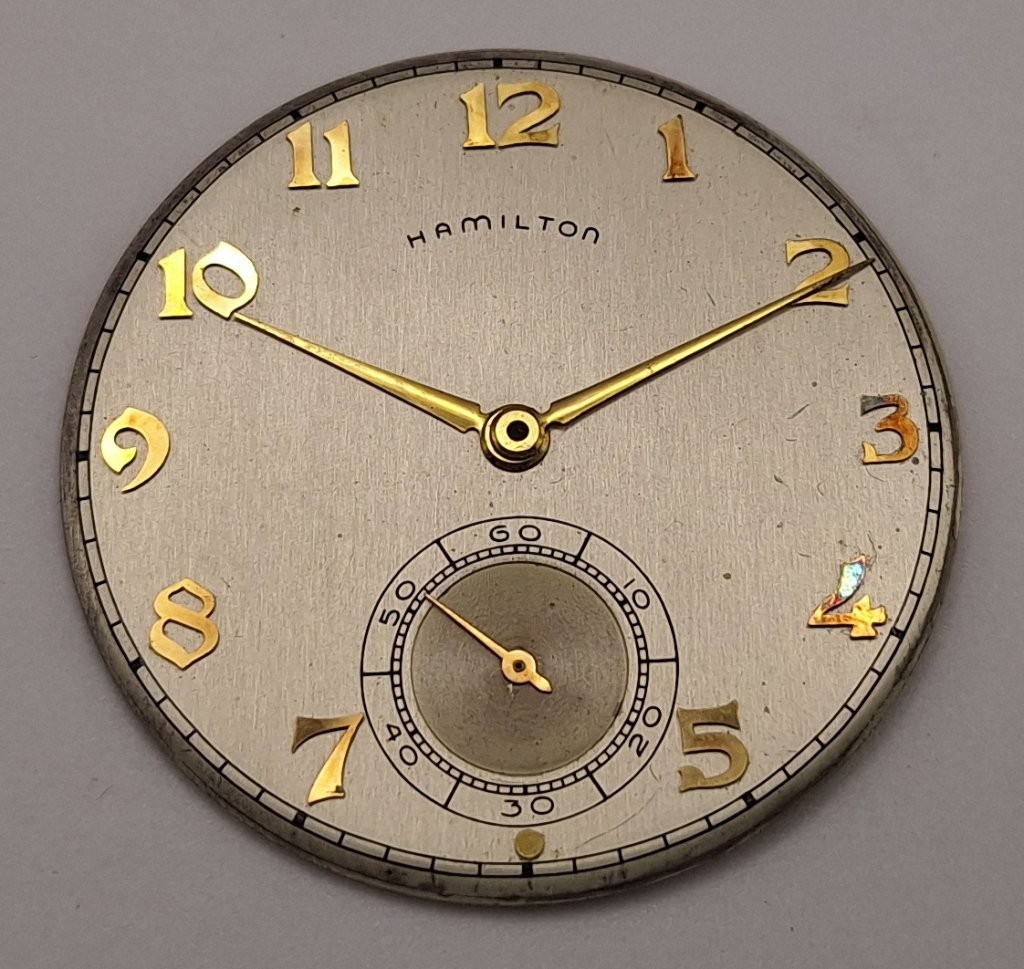 VINTAGE HAMILTON 10 SIZE 10s Dial and Hands 917, 921, 923, or 945 39.8mm