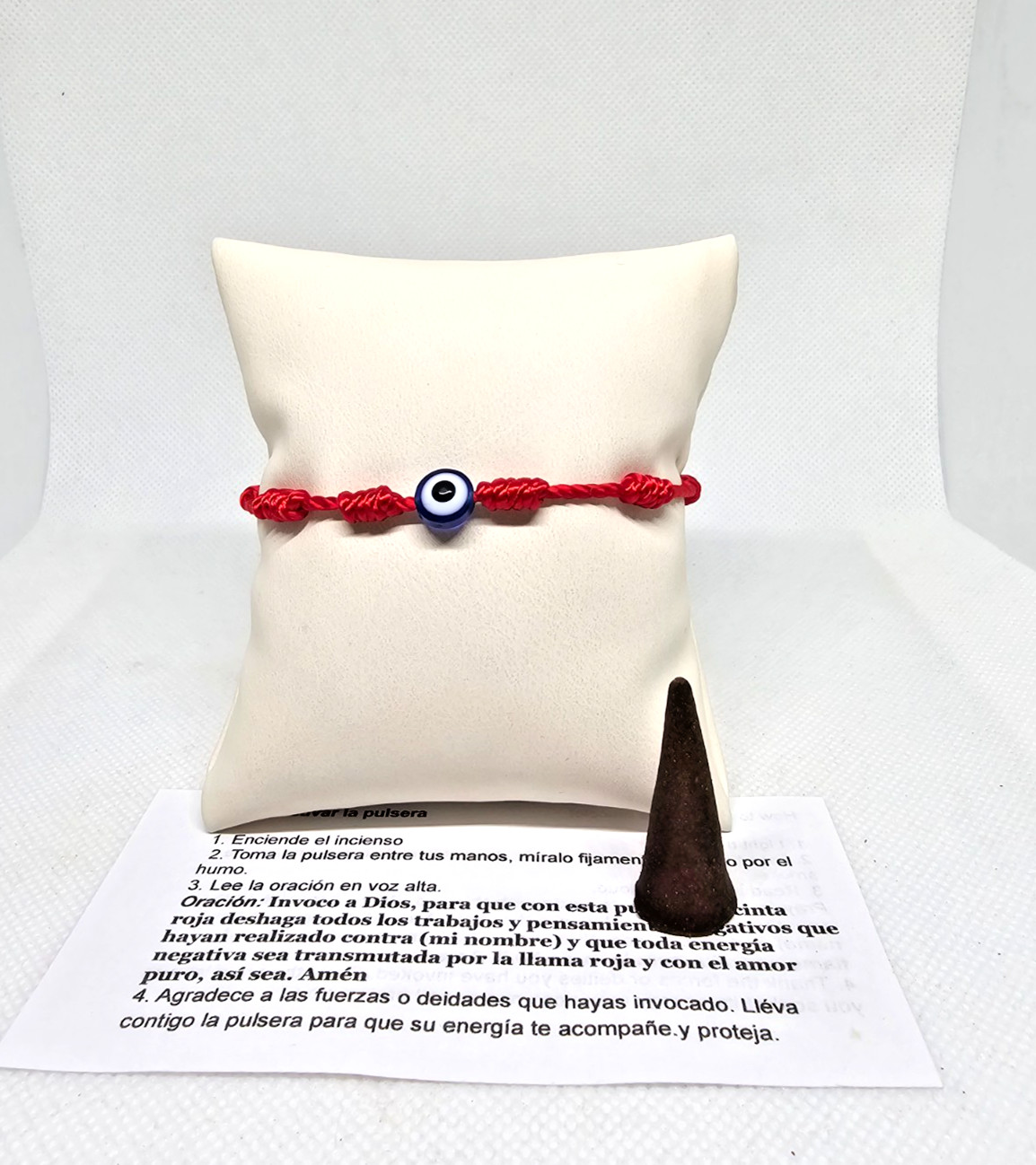 7 KNOTS BRACELET WITH TURKISH EYE / PULSERA 7 NUDOS MAS OJO TURCO PROTECTION MAL
