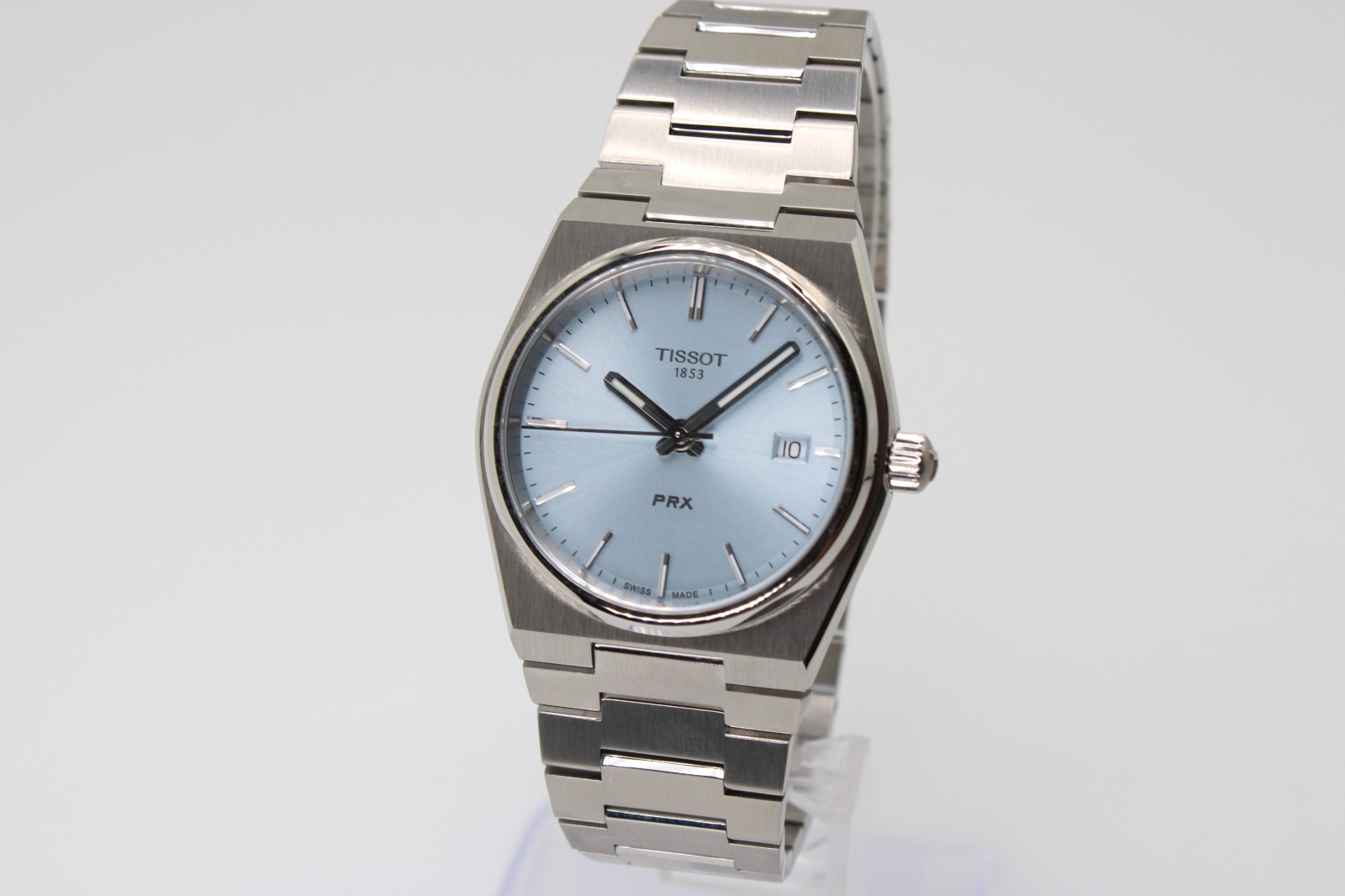 TISSOT PRX T137.210.11.351.00 Quartz Light blue Dial Unisex Watch 35mm