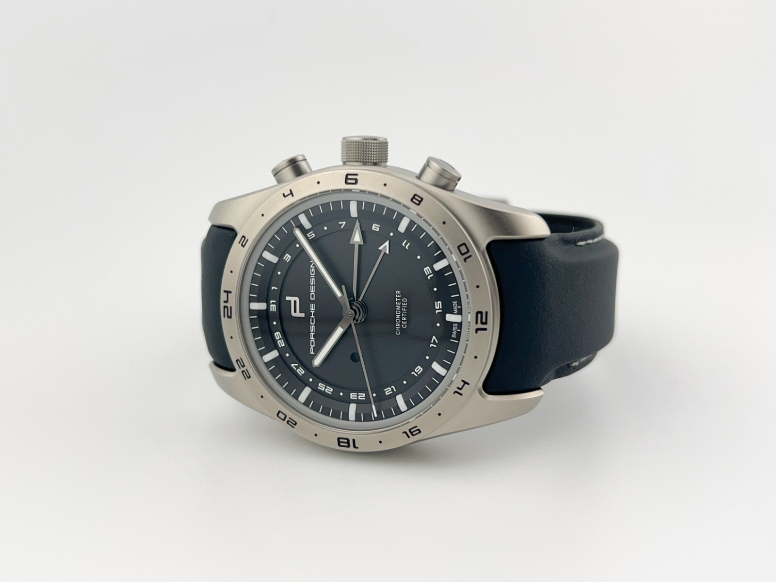 Porsche Design custom-built Globetimer GMT ref. WAPA71IND0L033, complete set