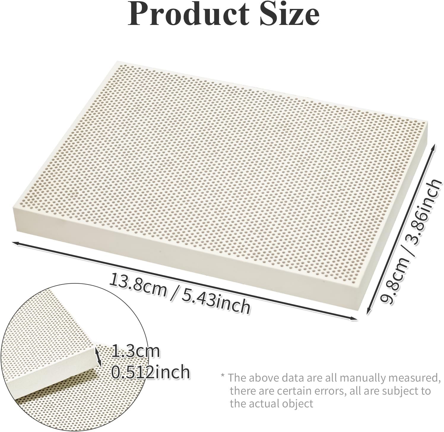 2PCS Honeycomb Ceramic Soldering Boards Fireproof Jewelry Welding Blocks New USA