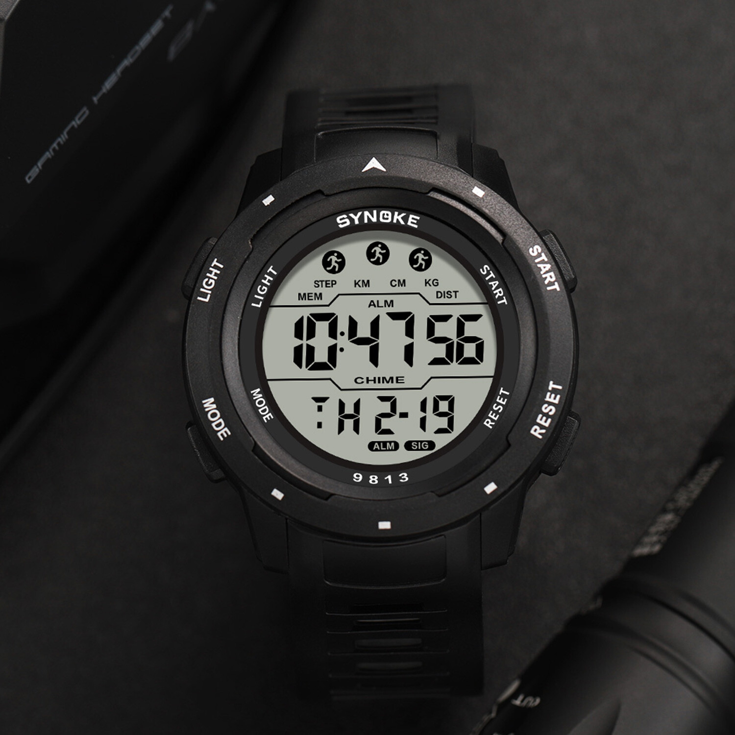Men Waterproof Digital Sports Watch Military Tactical LED Backlight Wristwatch