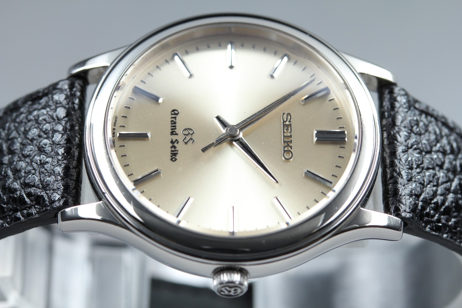 SEIKO Grand SEIKO GS 8J55-0A10 Silver Black 34mm Quartz Men’s Watch