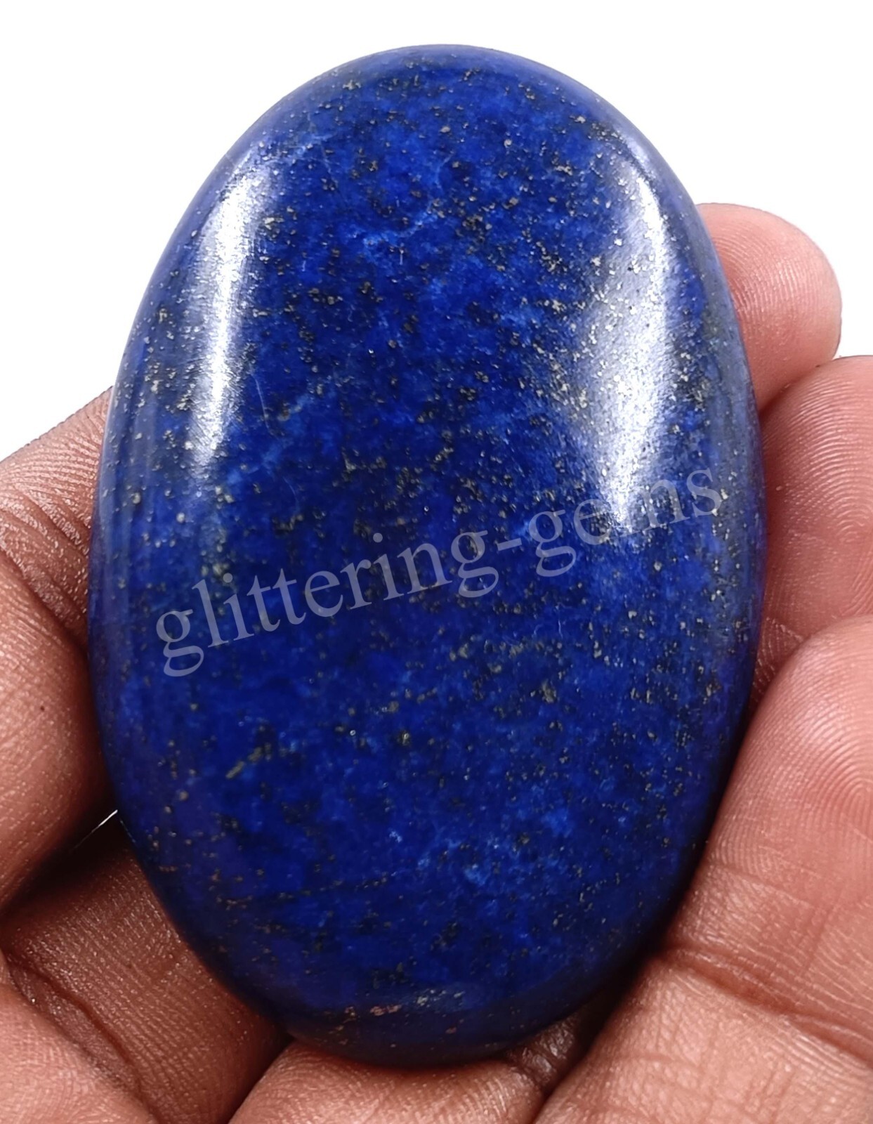 218.00 CT Oval Cut Natural Blue Lapis Lazuli IGL Certified Opaque Loose Gems M25