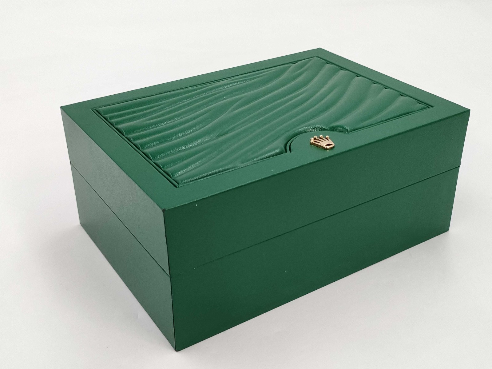 VINTAGE GENUINE ROLEX watch box case 39139.01 green wave no inner 251212001eA